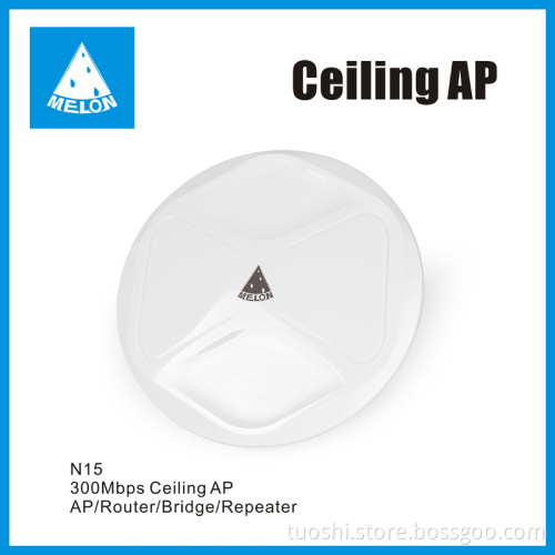24V POE Ceiling AP 300Mbps,indoor wireless router 2.4G,omni antenna N19